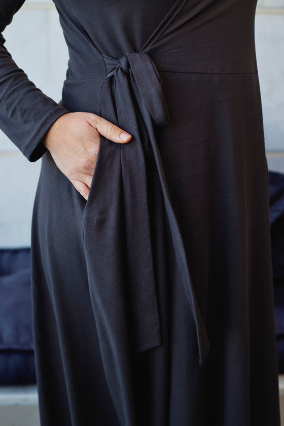 Joanne Winter Dress - Grey