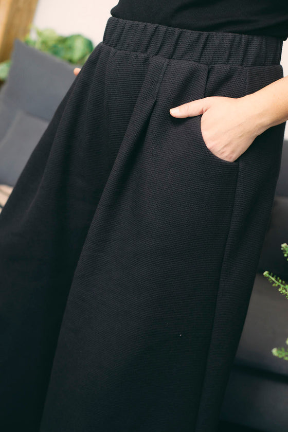 Flow waffle Pants - Charcoal